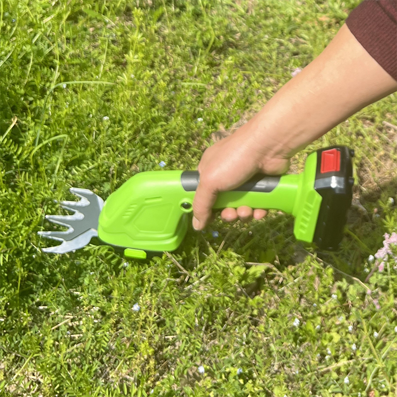 MHT-20LTD 2-in-1-Elektro-Grasschere, 20-V-Akku-Heckenschere mit Akku und Ladegerät